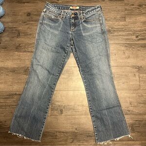 XOXO Women's Blue Flare Jeans - Faded Indigo